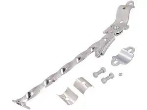 Seitenständer gedreht links runde Befestigung 31 cm Chrom Seitenständer gedreht links runde Befestigung 31 cm Chrom