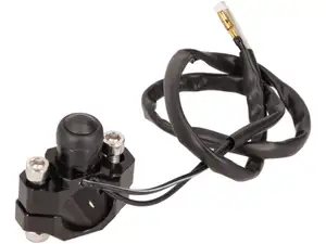 Pulsante per montaggio su manubrio (22 mm) nero Pulsante per montaggio su manubrio (22 mm) nero