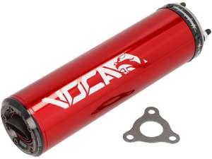 Silenziatore VOCA rosso con attacco a 3 punti Silenziatore VOCA rosso con attacco a 3 punti