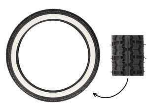 Pneumatico KENDA 2,25 x 16" K252 Allround a parete bianca Pneumatico KENDA 2,25 x 16" K252 Allround a parete bianca
