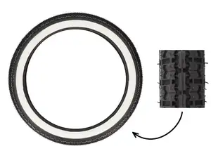 KENDA 2.25 x 16" tires K252 Allround whitewall KENDA 2.25 x 16" tires K252 Allround whitewall