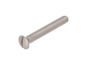 Vite M6x45 testa a lente con intaglio in acciaio inox Vite M6x45 testa a lente con intaglio in acciaio inox