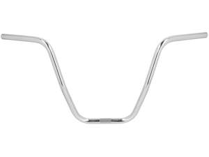 Piastra forcella manubrio 35 cm curva cromata Piastra forcella manubrio 35 cm curva cromata