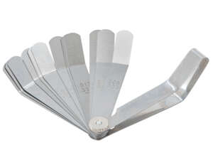 GPO blade gauge bent 0.2 - 0.66 mm 12 pcs. GPO blade gauge bent 0.2 - 0.66 mm 12 pcs.