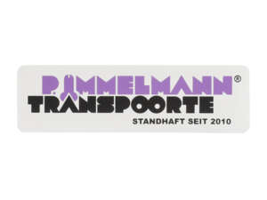 Adesivo "P. IMMELMANN TRANSPOORTE" 85 x 25 mm Adesivo "P. IMMELMANN TRANSPOORTE" 85 x 25 mm