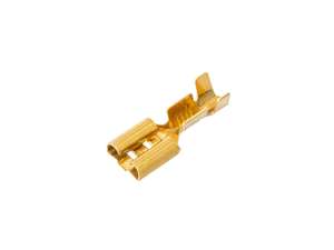 Capocorda Terminale a lama da 6,3 mm, non isolato (femmina) Capocorda Terminale a lama da 6,3 mm, non isolato (femmina)