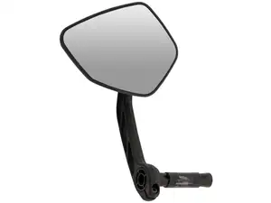 Specchio Bumm "cantilever" angolare versione plug-in nero Specchio Bumm "cantilever" angolare versione plug-in nero