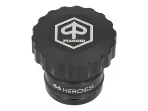 66HEROES tappo benzina "Piaggio" ondulato nero | Piaggio Ciao, Bravo 66HEROES tappo benzina "Piaggio" ondulato nero | Piaggio Ciao, Bravo