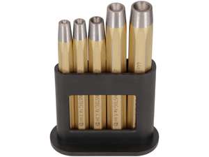 Set di estrattori per rivetti a testa sferica 5 pz. Set di estrattori per rivetti a testa sferica 5 pz.