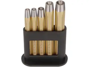 Set di estrattori per rivetti a testa sferica 5 pz. Set di estrattori per rivetti a testa sferica 5 pz.
