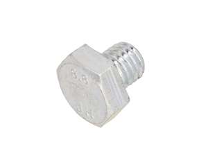 Vite a testa esagonale M10x10, zincata Vite a testa esagonale M10x10, zincata