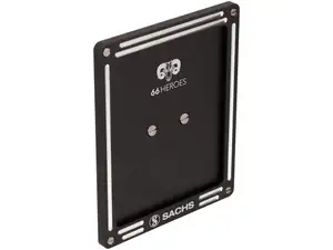 66HEROES Nummernrahmen Custom «Sachs» schwarz (DE-Version) 66HEROES Nummernrahmen Custom «Sachs» schwarz (DE-Version)