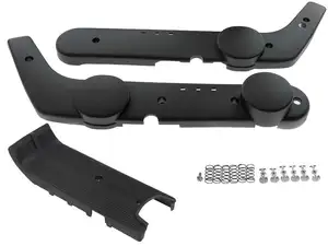 Set rivestimenti telaio Vario nero | Piaggio Ciao Set rivestimenti telaio Vario nero | Piaggio Ciao