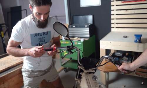 Mofagriffe beim Mofa wechseln Mofagriffe beim Mofa wechseln